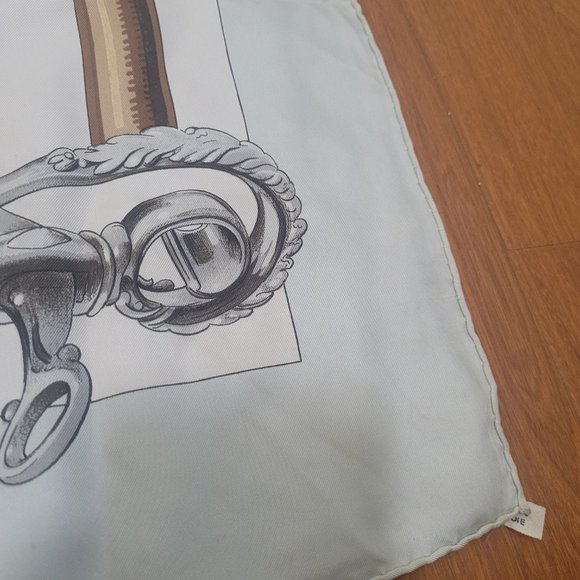 Hermes Scarf Multi Color Silk Satin Multi Color Silk Satin - Picture 4 of 15